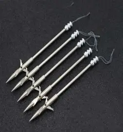 Vajra 상어다트낚시장비슬링샷액세서리사냥슈팅투석기다트스테인레스스틸화살촉, 5pcs