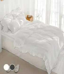 [국산] 2023 리빙캐슬 베어스 마이크로 차렵 이불 세트 / 누빔 고밀도 곰돌이 곰순이