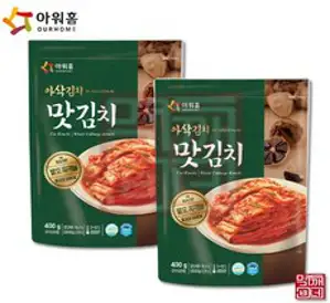아워홈 아삭김치 맛김치(900g) / 국산 발효흑마늘 첨가