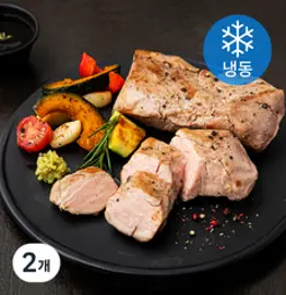 수비드하나로 돈안심 수비드 스테이크 (냉동), 400g, 2개