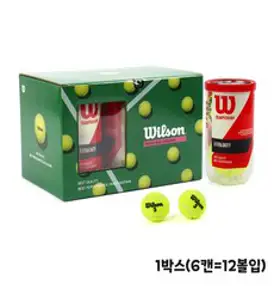 윌슨 챔피언쉽 시합구 (6캔입) 테니스공, 6캔입(12볼)