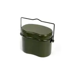 헬로우캠핑 밀리터리 군용 반합, 카키색, 1개