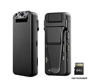 BOBLOV-A21 휴대용 디지털 미니 바디 카메라 180 ° 회전 렌즈 HD1080P 웨어러블 8 시간 녹화 자석 소형, 03 Camera 16GB