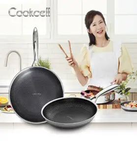 쿡셀 블랙큐브 통3중 프라이팬, 26cm, 1개