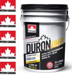 PETRO-CANADA (페트로캐나다)듀론 UHP 5W30(20L) 합성엔진오일 말통 디젤 DPF CRDI VGT 가솔린 LPG 수입차 상용 볼보 캐터필러 커민스 르노 벤츠 만 스카니아 겸용 엔진오일, 1개