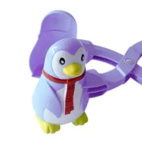 스노우덕 오리 눈사람 하트 스노우볼 메이커, 펭귄