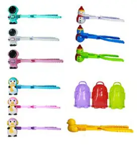 눈집게 눈오리 펭귄 눈사람 하트 동그리 스노우볼 5종세트, 눈집게 5종 세트(베이직)