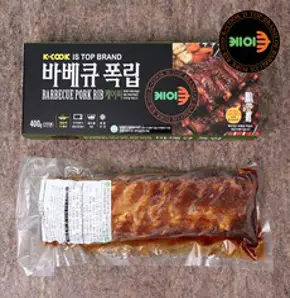 동원 호텔마리네이드 바비큐 폭립 (냉동), 500g, 2개