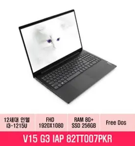 레노버 2022 V15 G3 ABA 15.6 라이젠5 라이젠 5000 시리즈, Iron Gray, 256GB, 4GB, Free DOS, 82TV0001KR