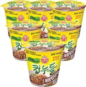 오뚜기 컵누들 5종 (매콤한맛 37.8g + 컵누들우동 38.1g + 매콤찜닭맛 45.5g + 로제맛 49.8g + 짜장맛 40.5g 각 3개씩), 1세트