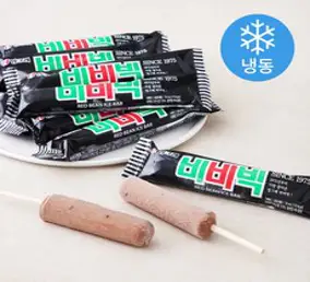 빙그레 메로나 비비빅 누가바 스크류 죠스바 아이스크림, 40개, 70g