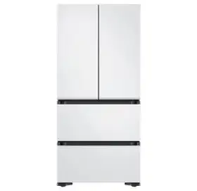 삼성전자 비스포크 김치플러스 스탠드형 4도어 냉장고 490L 방문설치, 매트 멜로우 화이트, RQ49C90X24W