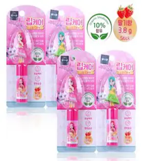 아텍스 시크릿쥬쥬 립케어 2p, 딸기향, 3.8g, 1세트