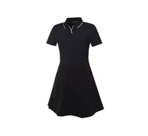 [와이드앵글] WWM22W41 여성 CF 리본 포인트 플레어 원피스