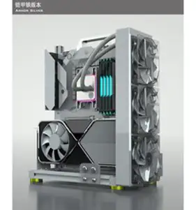 수냉PC 커스텀 워터쿨링 수냉컴퓨터 Lian Li Galahad II LCD 360 ARGB AIO 흰색 액체 CPU 쿨러, 퍼포먼스 360mm AIO 블랙, 1개