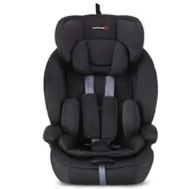 에어보스 제이나인 5점식 주니어 카시트 고정형, 블랙