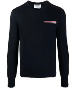 톰브라운 밀라노 스티치 삼선 울니트 MKA367A