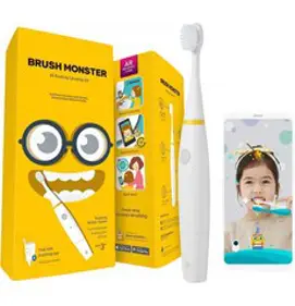 BRUSH MONSTER 브러쉬 몬스터 스마트폰 연동 어린이용 스마트 트래킹 전동 칫솔, 1개, 1개