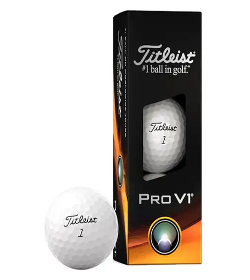 타이틀리스트 PRO V1 골프공 3피스, 화이트, 3개입, 1개