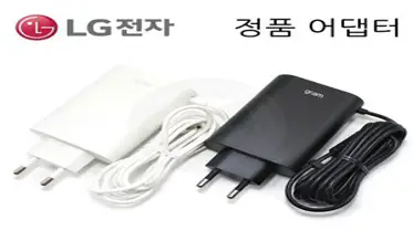 LG gram 15ZD90Q-GX30K 정품 C타입 충전기 아답터 케이블, 블랙, 1개