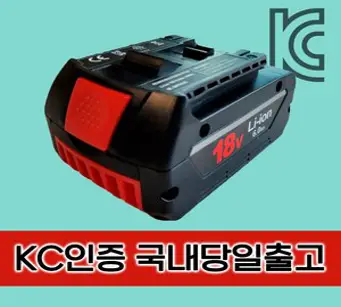 보쉬 BAT609 전동드릴 호환충전배터리 18V 6.0Ah 2Pcs 국내당일발송, 보쉬 18V 6000mAh*2Pcs, 1개