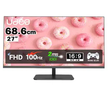 유디아 FHD 제이씨현 EDGE 유케어 IPS 홈엔터 100Hz 27인치 모니터, ED2738SC-IPS(무결점), 68.6cm