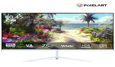 (연말이벤트)픽셀아트 PIXELART PA2430W 화이트 75Hz FHD 24형 모니터 일반