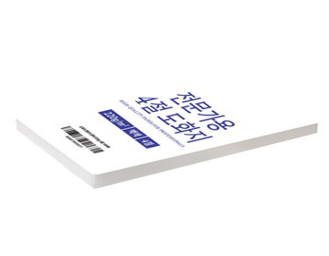 무림도화지 흰색 220g, 100개