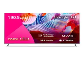 더함 4K UHD QLED 스마트 Mini LED 144Hz 로컬디밍 돌비 AI 구글3.0 게이밍프로 TV 방문설치, 191cm(75인치), UG751MINILED-SMART-GAMING144-24T1, 스탠드형