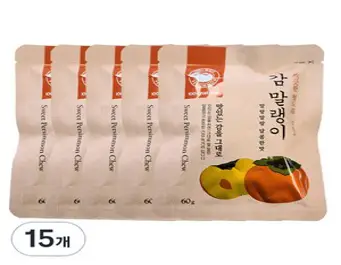 감 말랭이, 60g, 15개