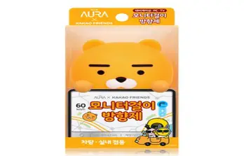 아우라 카카오 모니터걸이 라이언 방향제 플라워바이플로랄향, 4.5ml, 1개