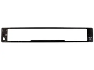 카템 차량용 번호판 가드, 블랙, 1개