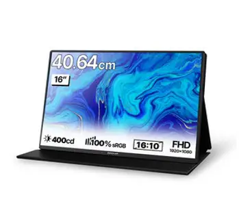 제우스랩 FHD 휴대용 모니터, 40.64cm, P16