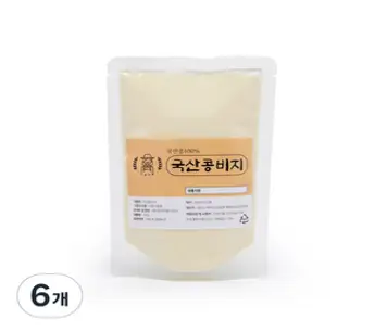 산촌마을 국산 콩비지 분말, 100g, 6개