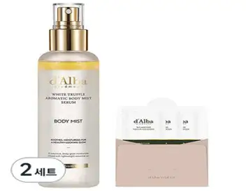 달바 화이트 트러플 아로마틱 바디 미스트 세럼 180ml + 밸런싱 비건 젤 클렌저 3ml x 3p, 2세트