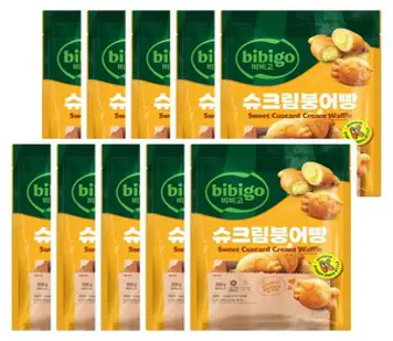 CJ 비비고 슈크림 붕어빵 300g, 10개