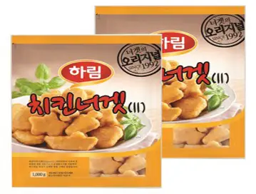 하림 치킨너겟2 (냉동), 1kg, 2개