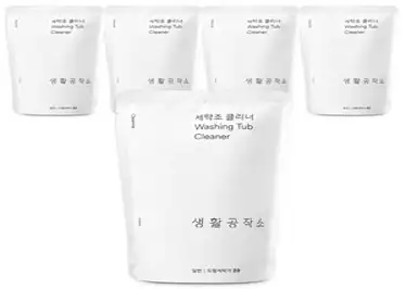 생활공작소 세탁조 크리너, 450g, 5개